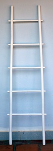 Colored Bamboo Ladder Rack